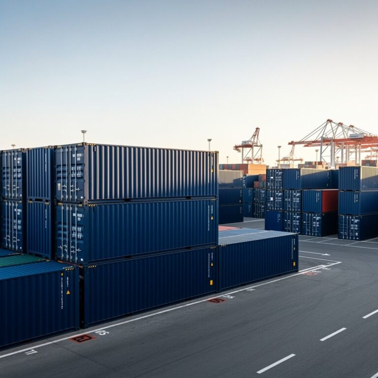 Alquiler de contenedor 20 pies en Barcelona para almacenamiento y empresa rental.